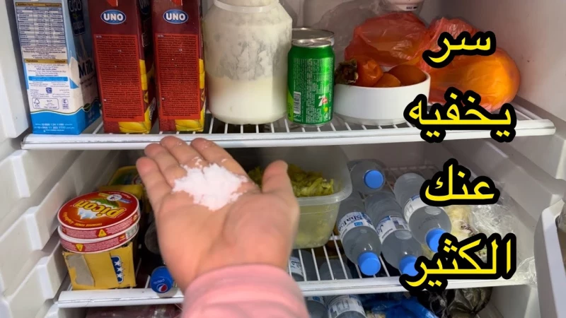 فكرة تساوي ملايين.. ضعي الملح في الثلاجة وشوفي هيحصل ايه مش هتصدقي النتيجة هتقولي يارتني عرفتها من زمان.. مش هتصدقي النتيجة